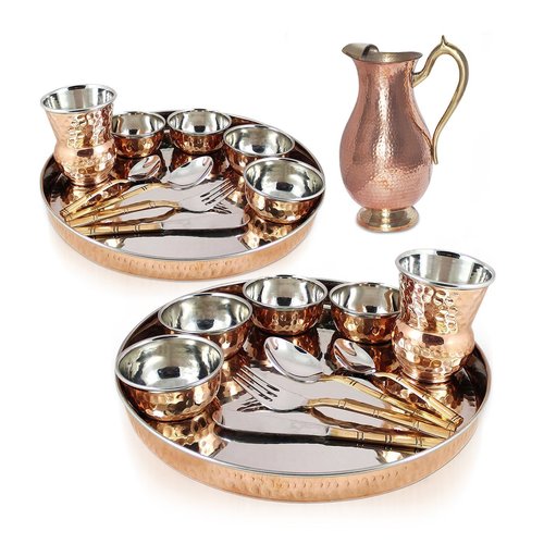 Dinnerware Stainless Steel Copper Set of 2