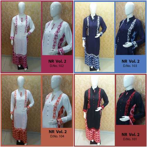 Pakistani Kurti With Palzo Pant