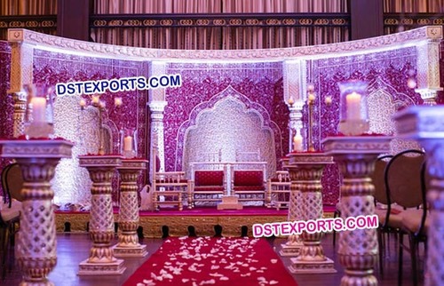 Fantastic Wedding Fiber Mandap
