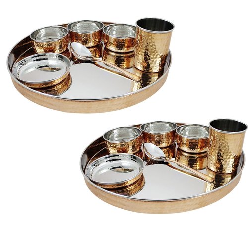 Copper Stainless Steel Set of 2