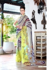 Miraculous Multi Color Fancy Georgette Saree