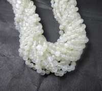 WHITE MOONSTONE 3-4mm BEADS 13 INCH STRAND