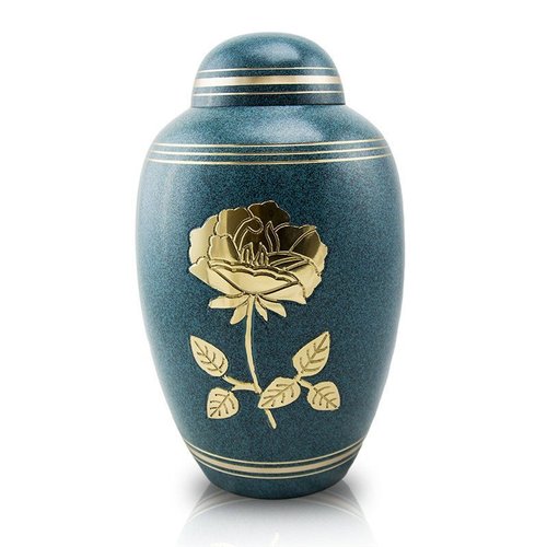 Golden Rose Brass Urn