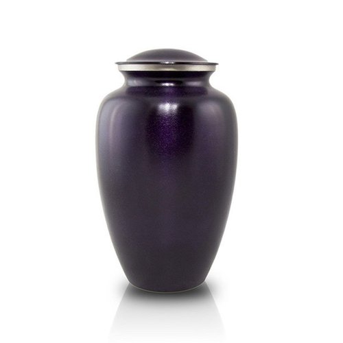 Metal Violet Brass Cremation Urn