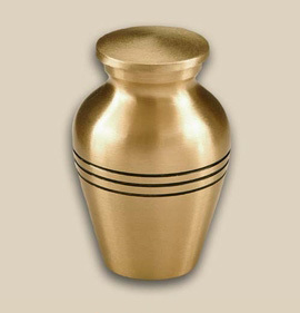 Brass Classic Bronze Cremation Urn