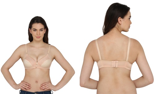 Vivity Women's Push-up Beige Bra