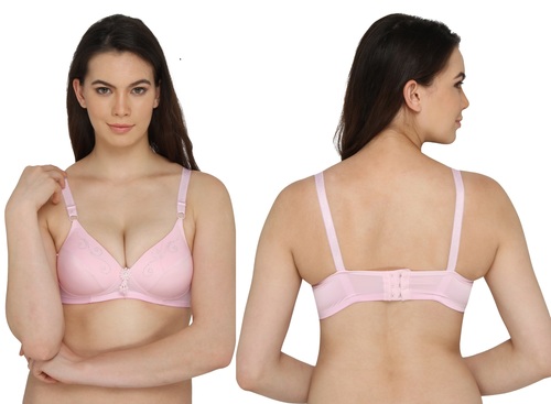 Vivity Women's Push-up Pink Bra