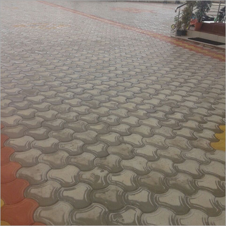 Concrete Paver Block Floor