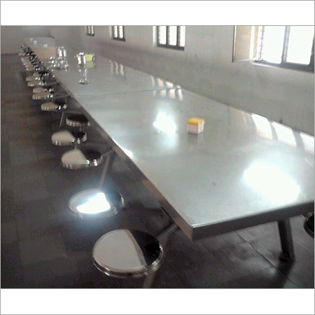 Stainless Steel Cafeteria Tables
