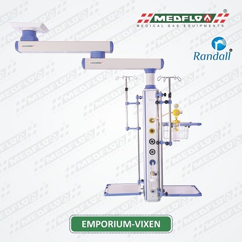 Horizontal Icu Double Arm Pendant - Material: Plastic