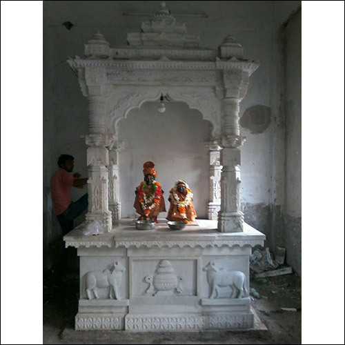 Carving Marble Outside Temple