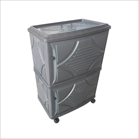 Plastic Double Battery Inverter Trolley