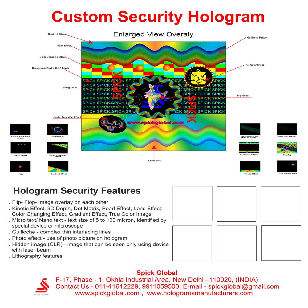 Tamper hologram labels