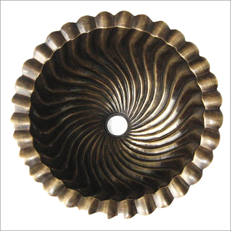 Fluted Round sink