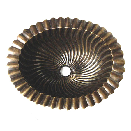 Fluted Oval Sink