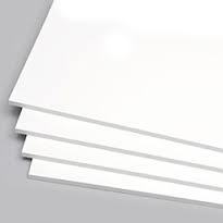 White Uhmwpe Sheet Length: 12 Inch (In)