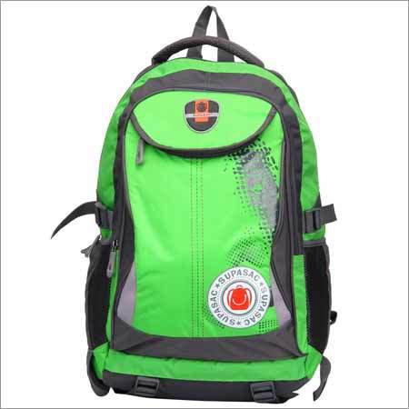 Green black Classic School College Office Back Pack