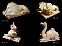 Carved Sandstone Sculptures