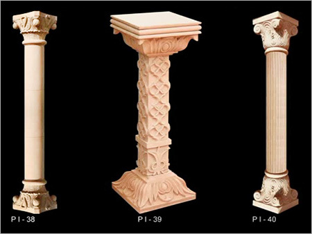 Carved Stone Columns