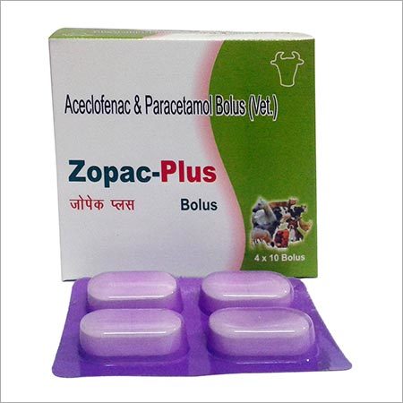 Zopac Plus Aceclofenac & Paracetamol Bolus