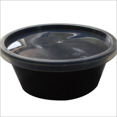 Black Microwave Container Size: 10 Oz