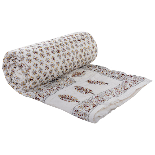 100% Cotton Designer Jaipuri Handmade Quilt