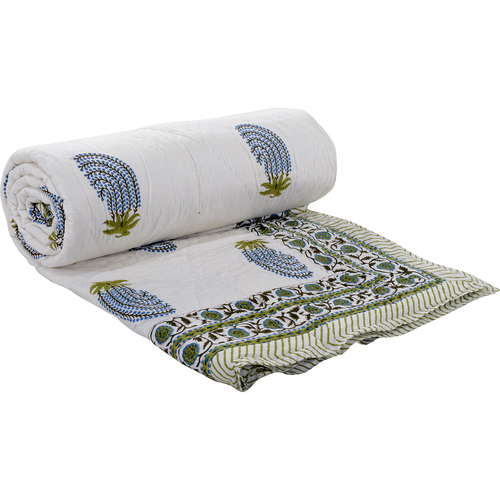 100% Cotton Jaipuri Indian Quilt