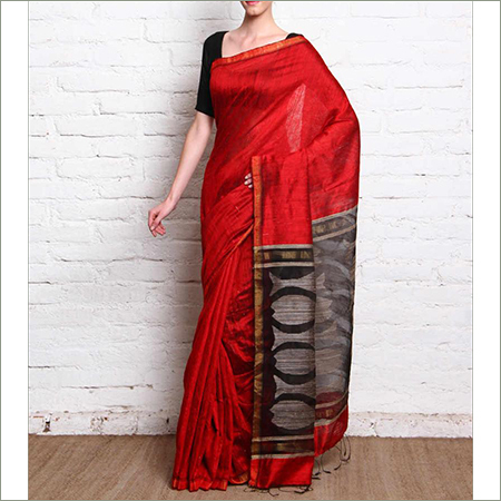 Matka Silk Jamdani Saree
