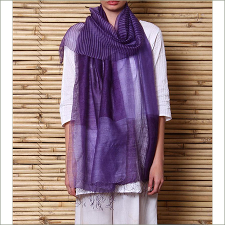 Silk Wool Double Cloth Stole