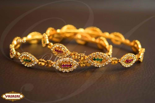 Golden Fancy Traditional Design Bangles