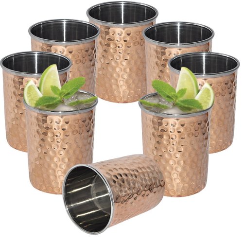 Hammered Copper Tumblers