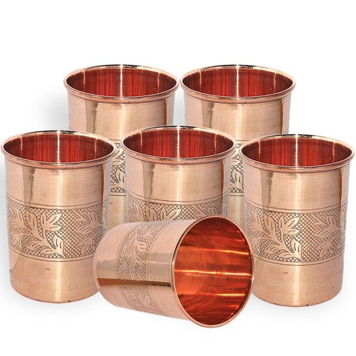 Copper Handmade Tumbler Glass