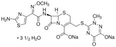 Ceftriaxone disodium salt hemi(heptahydrate)