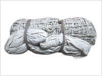 Nylon Badminton Net - Knotted Style, Durable White Nylon And Hdpe Material | High Tensile Strength, Optimal Finish For Professional Use