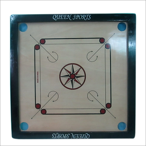 Wooden Carrom Board - 36x36 Inches Outer Size, Black & Blue Options | Dustproof, Waterproof, Square Design