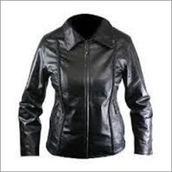 Womens Collar Leather Jacket
