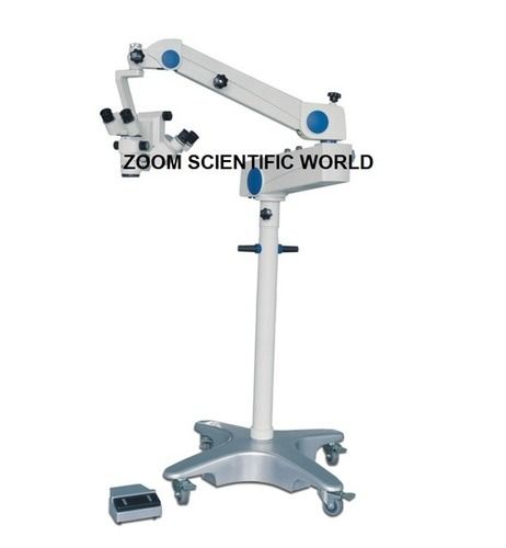 Silver And White Dental Operation Microscope