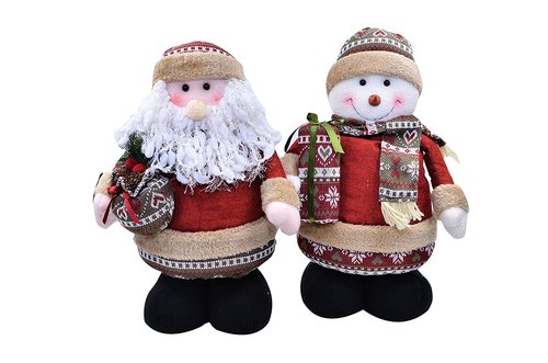 Qubic Inc Christmas Santa Claus Doll