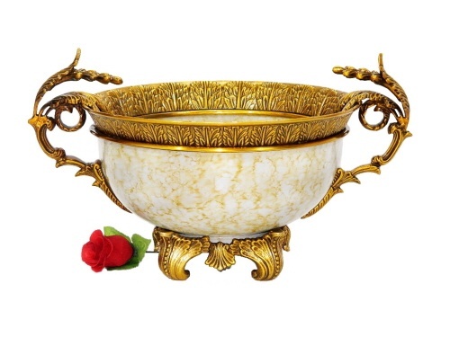 Antique Brass Bowl
