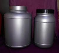 Plastic HDPE Protein Jar
