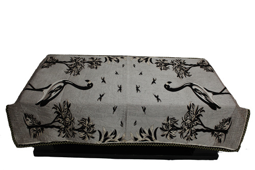Bird Printed Coffee Table Cover