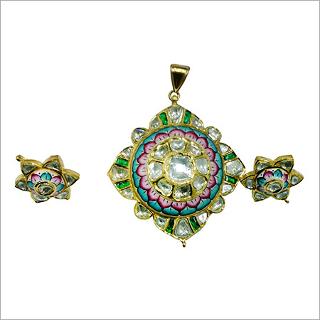 Designer Diamond Pendant Set
