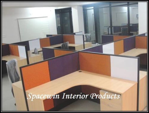 Modular Workstation - Wood/Metal, Variable Dimensions, Orange | Flexible Design, Easy Assembly, Customizable, Durable, Ergonomic