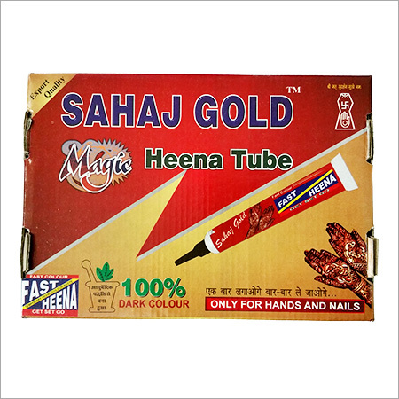 Henna Mehndi Tube - 100% Natural Henna Skin Friendly & Long Shelf Life | Easy to Use for Hands & Feet