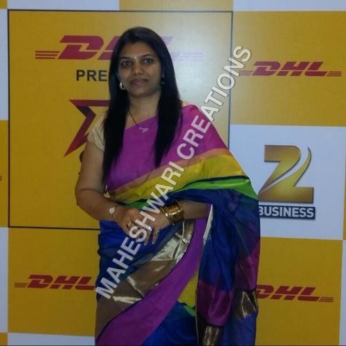 Multicolor Designer Handloom Silk Sarees