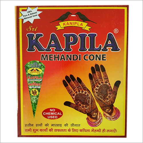 Natural Mehndi for Hands - 100% Henna, Cone Form | Skin Friendly, Easy to Use, Dark Color for Special Occasions