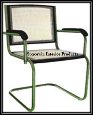 S Type Chair - Mesh & Steel, 45x50x80 cm, Green | Comfortable Seating, Durable Frame, Easy Assembly, Ergonomic Support, Stylish Design