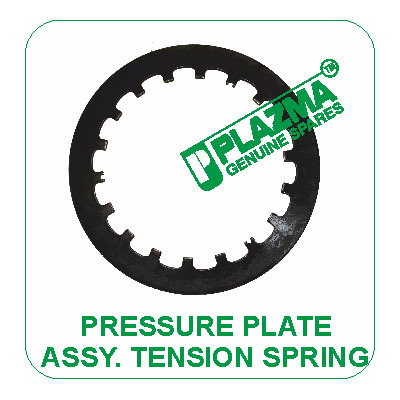 Pressure Plate Tention Spring Green Tractor - Steel 100mm Diameter 5mm Thickness Powder Coated | High Tensile Strength Durable Reliable Performance