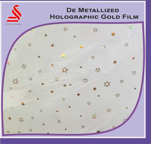 De Metalised Window Holographic Polyester Film