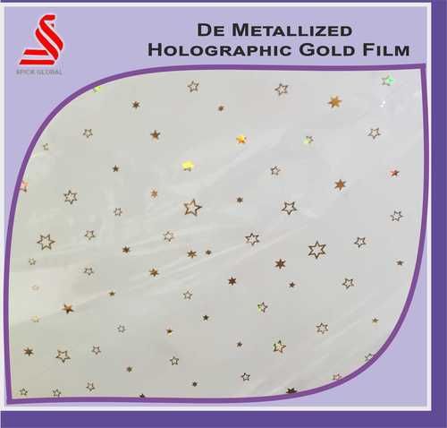 De Metalised Window Holographic Polyester Film